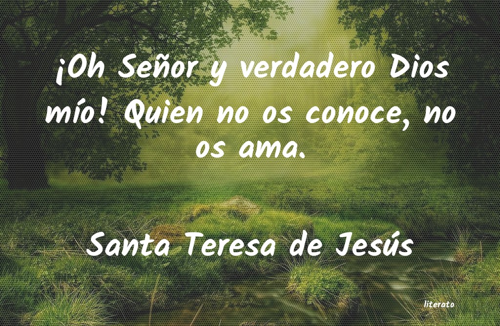 Frases de Santa Teresa de Jesús