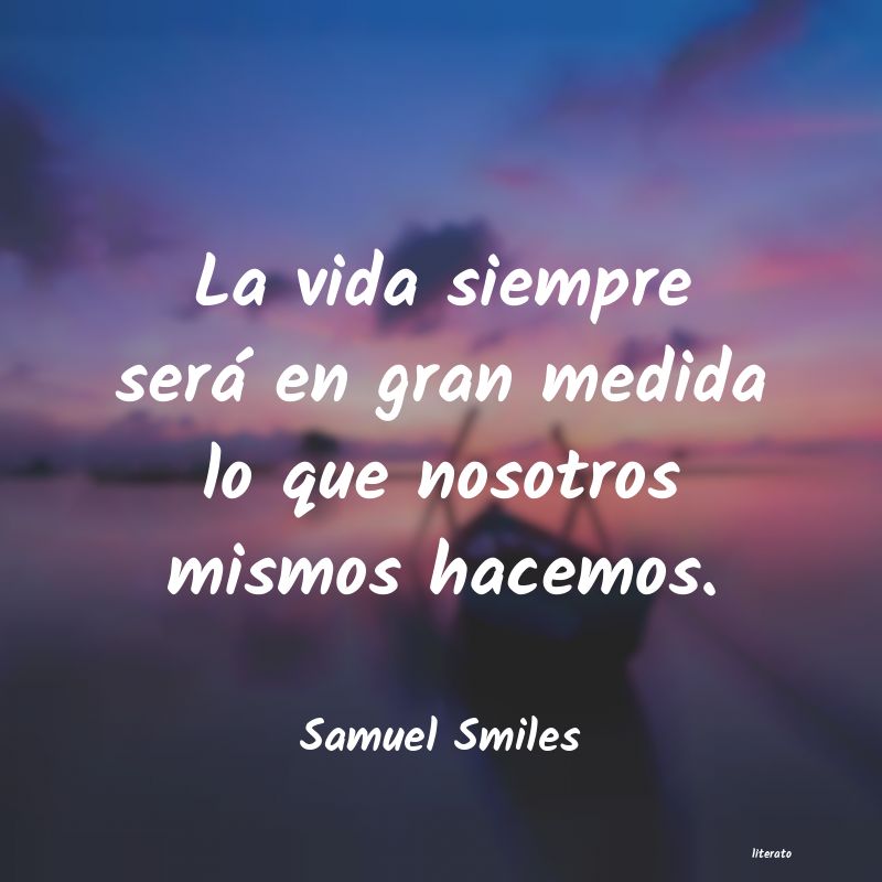 frases de Samuel Smiles