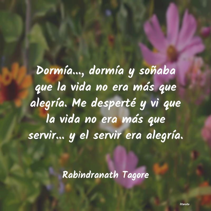 Frases de Rabindranath Tagore