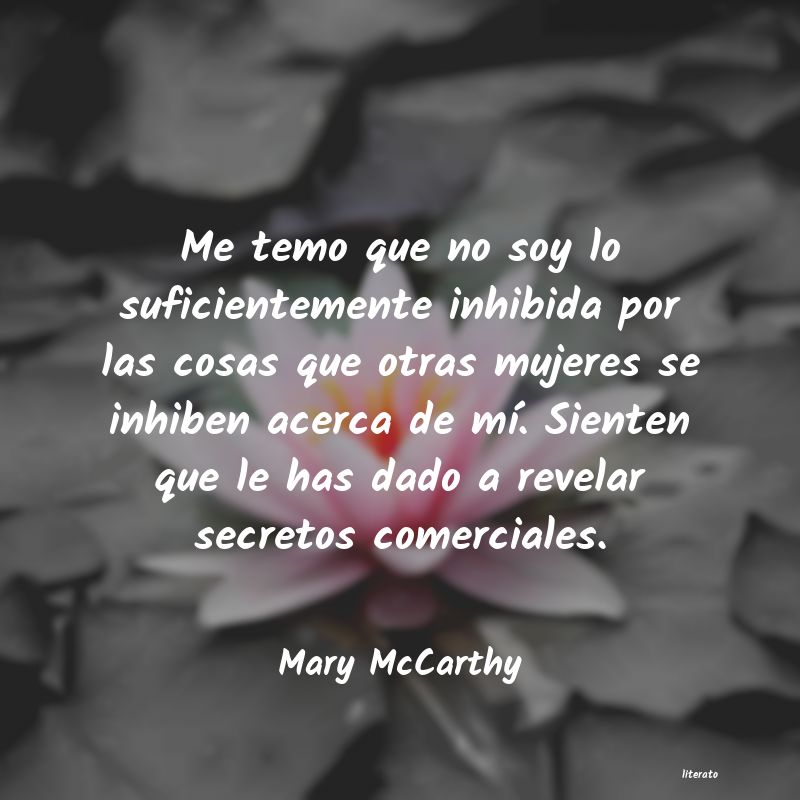 frases de Mary McCarthy