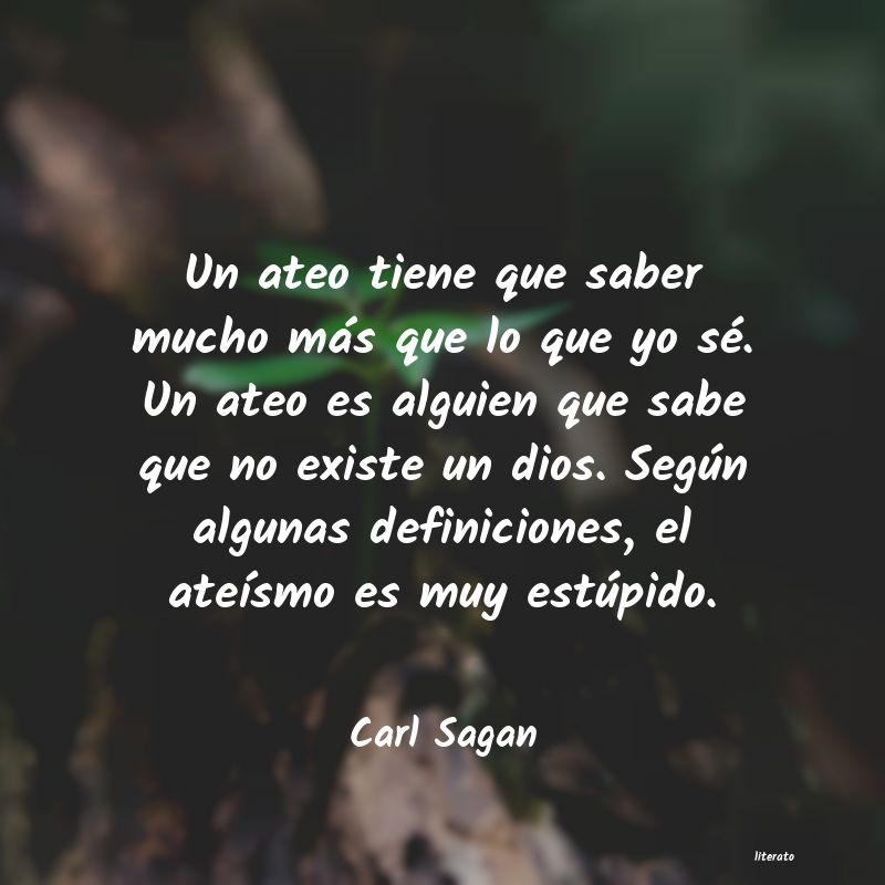 Frases de Carl Sagan