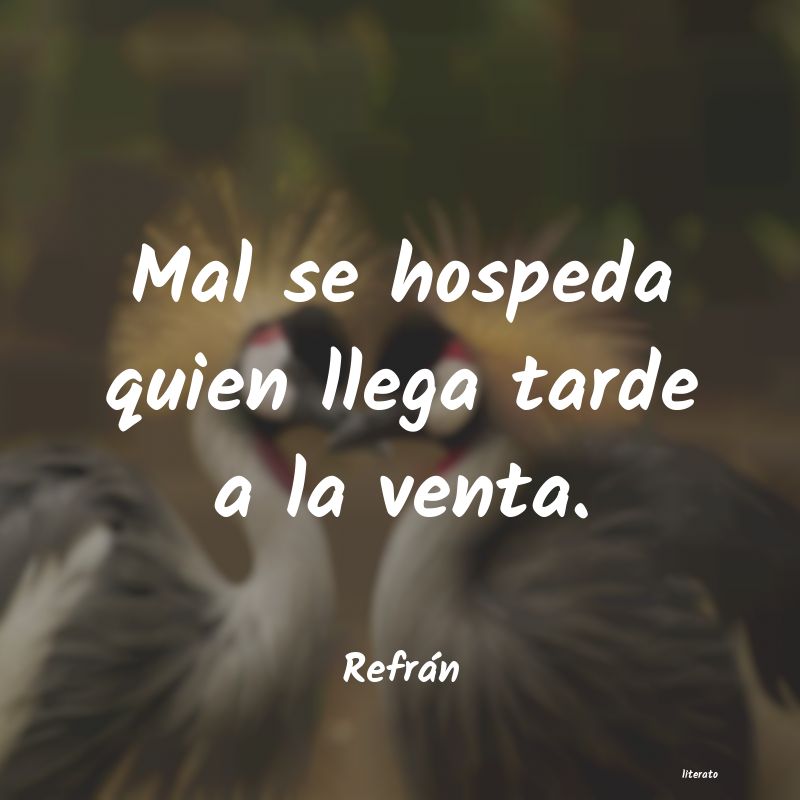 Frases de Refrán