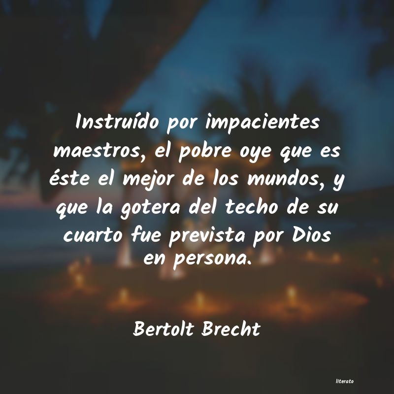 bertold brecht
