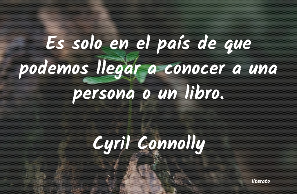 frases de Cyril Connolly