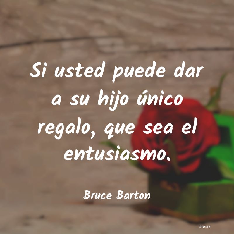 frases de Bruce Barton
