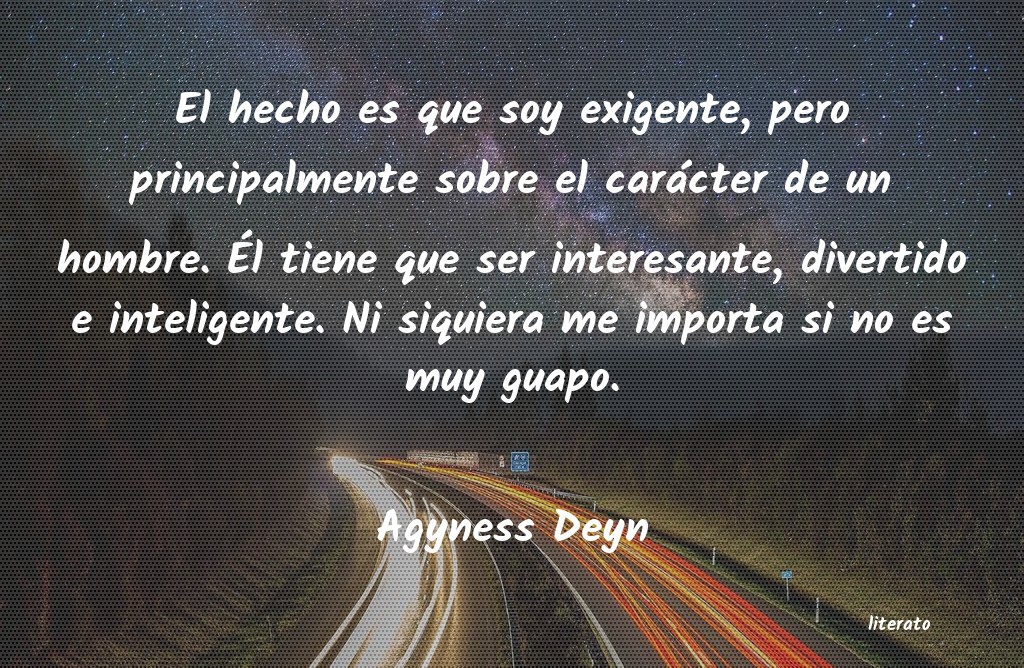 Frases de Agyness Deyn