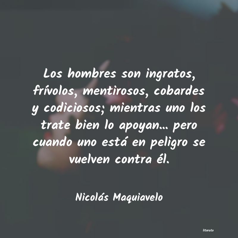 frases de maquiavelo