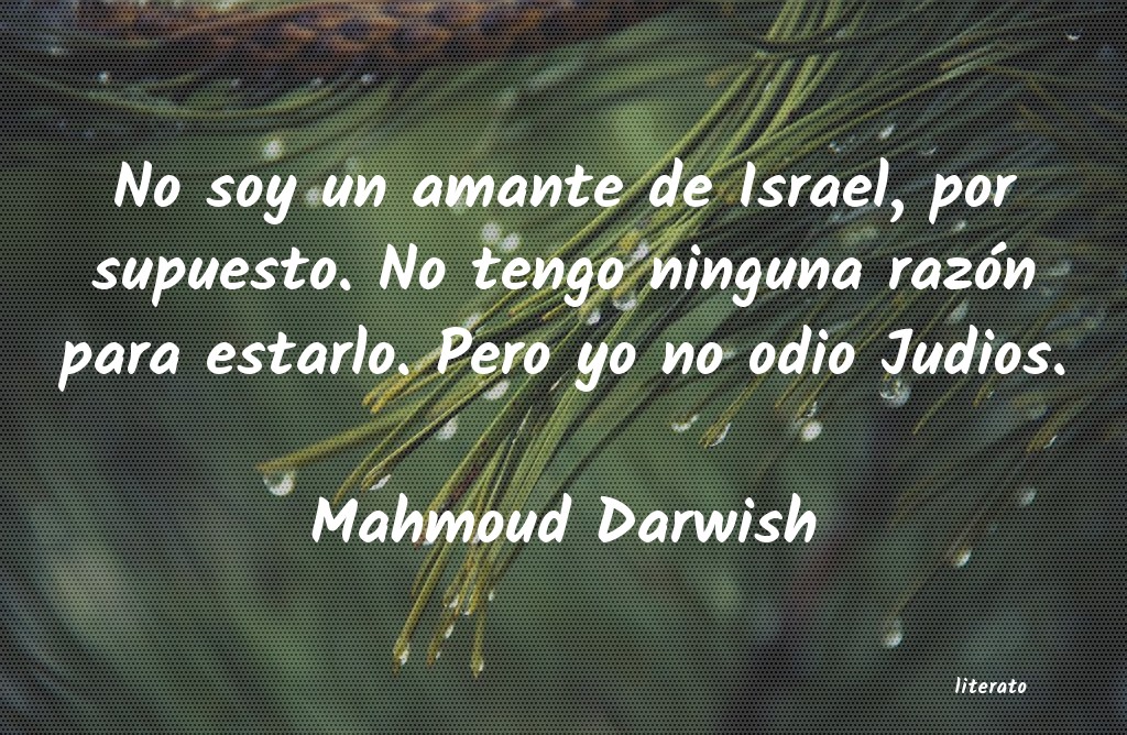 frases de Mahmoud Darwish