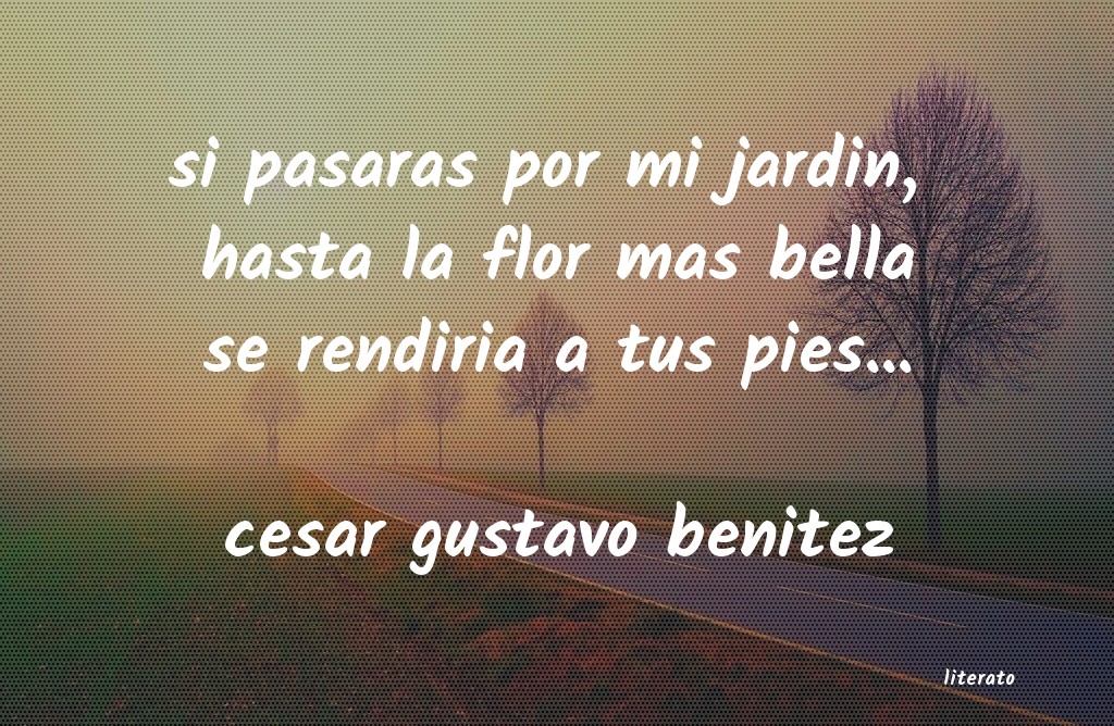 frases de cesar gustavo benitez