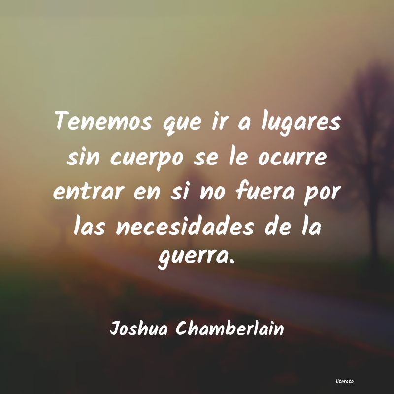 Frases de Joshua Chamberlain