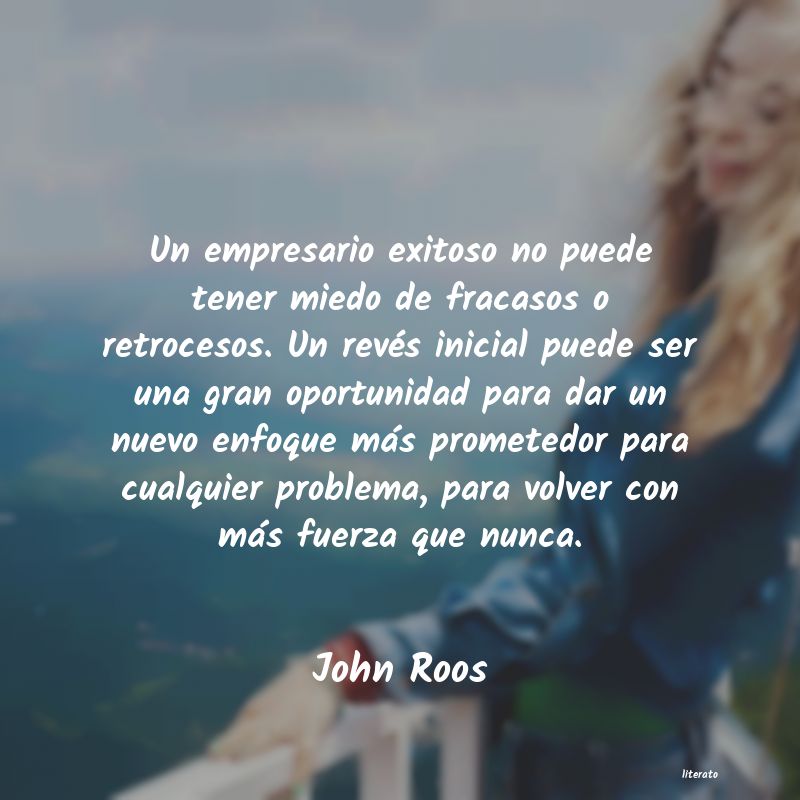 Frases de John Roos