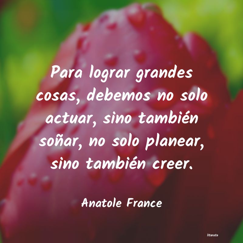 frases de Anatole France