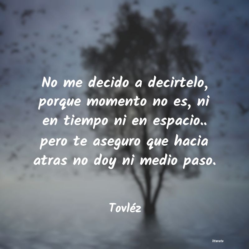 frases de Tovléz