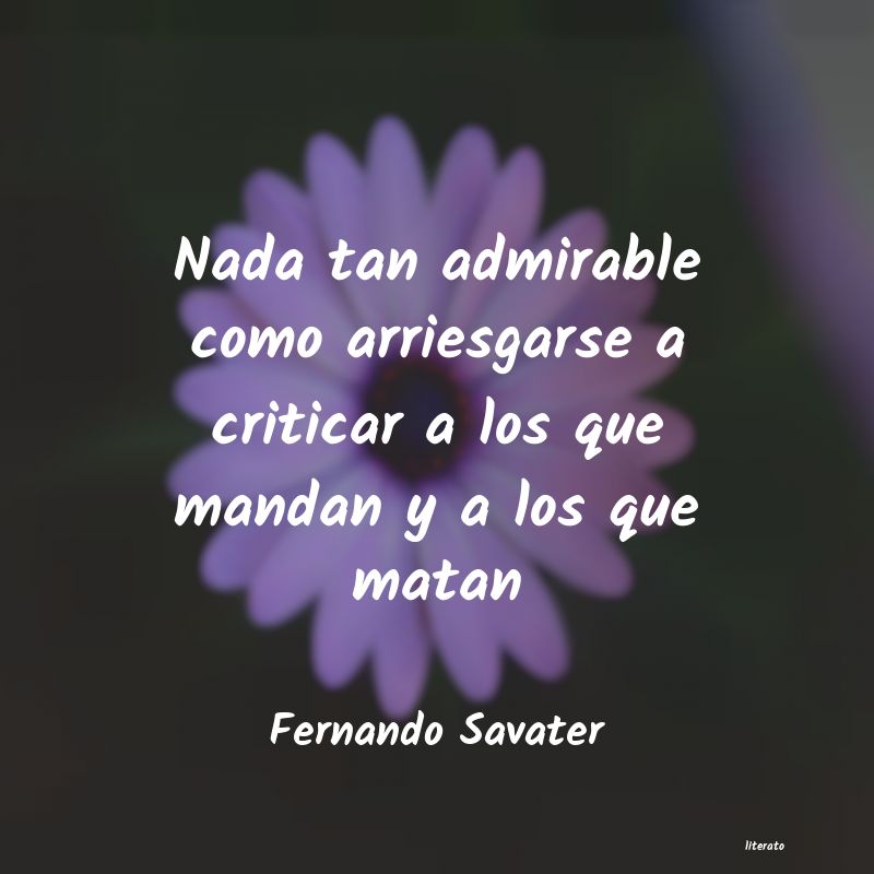 frases de Fernando Savater