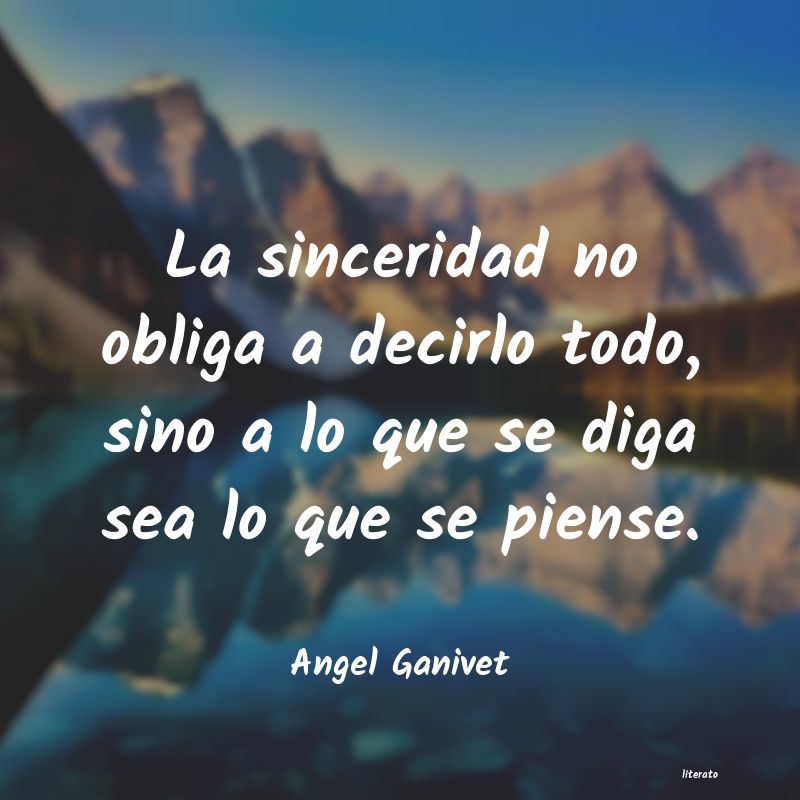 Frases de Angel Ganivet