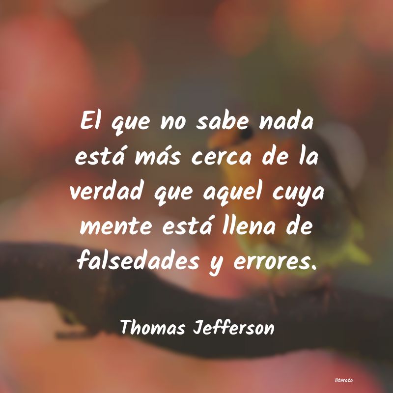 Frases de Thomas Jefferson