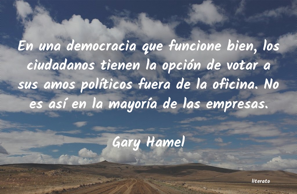 Frases de Gary Hamel