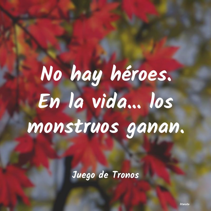 frases de Juego de Tronos