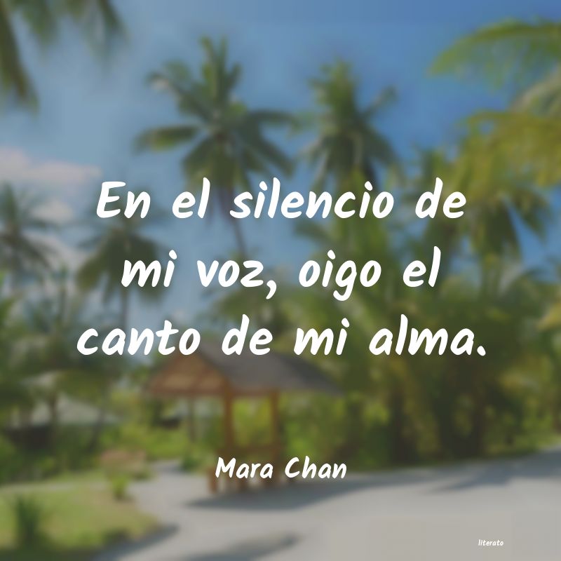 frases de Mara Chan