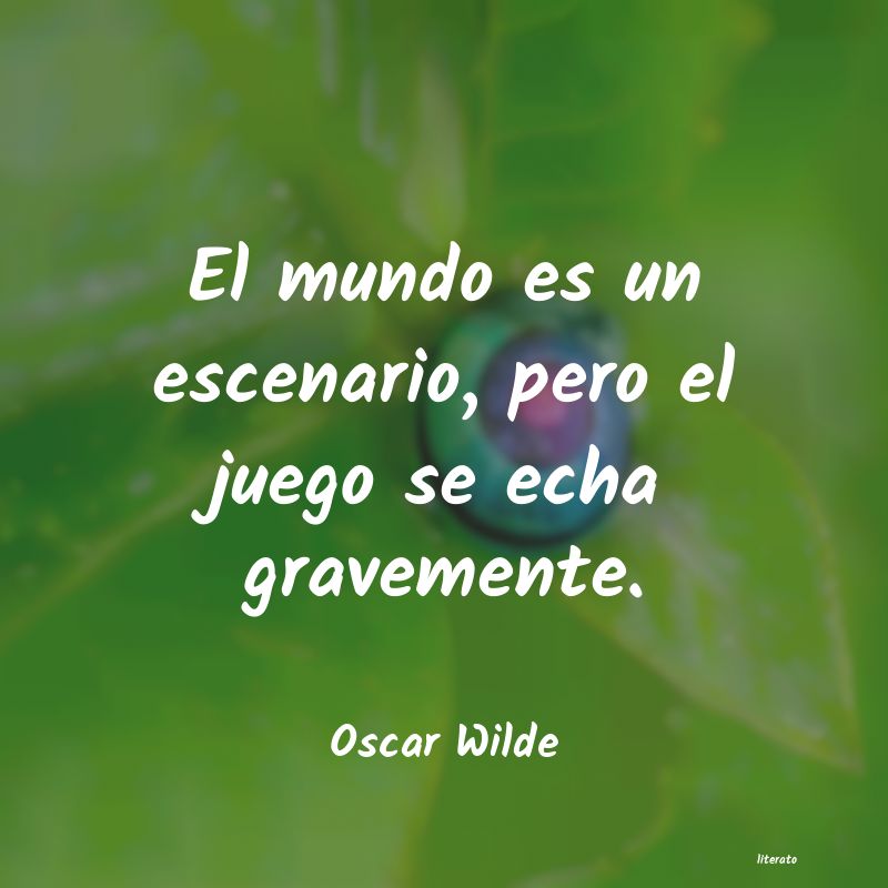 Frases de Oscar Wilde