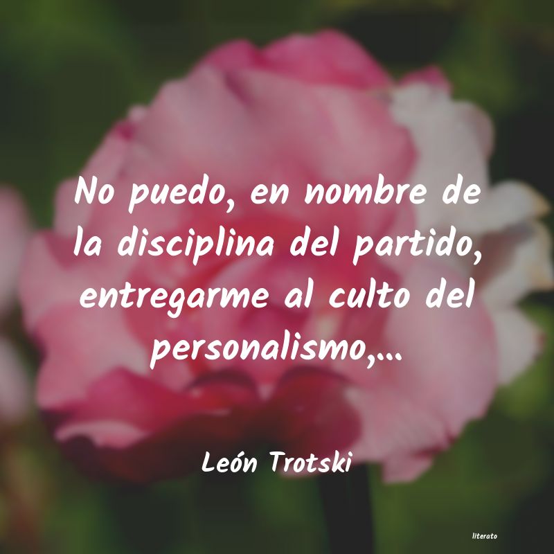 frases de León Trotski