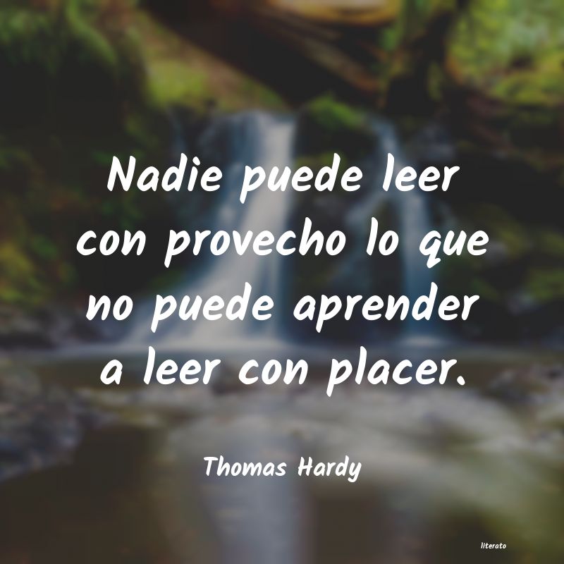 Frases de Thomas Hardy