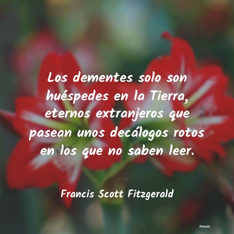 Frases de Francis Scott Fitzgerald