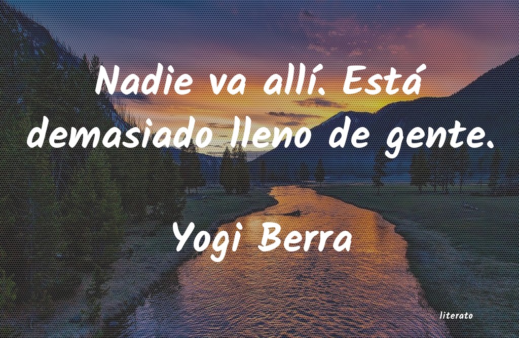 Frases de Yogi Berra