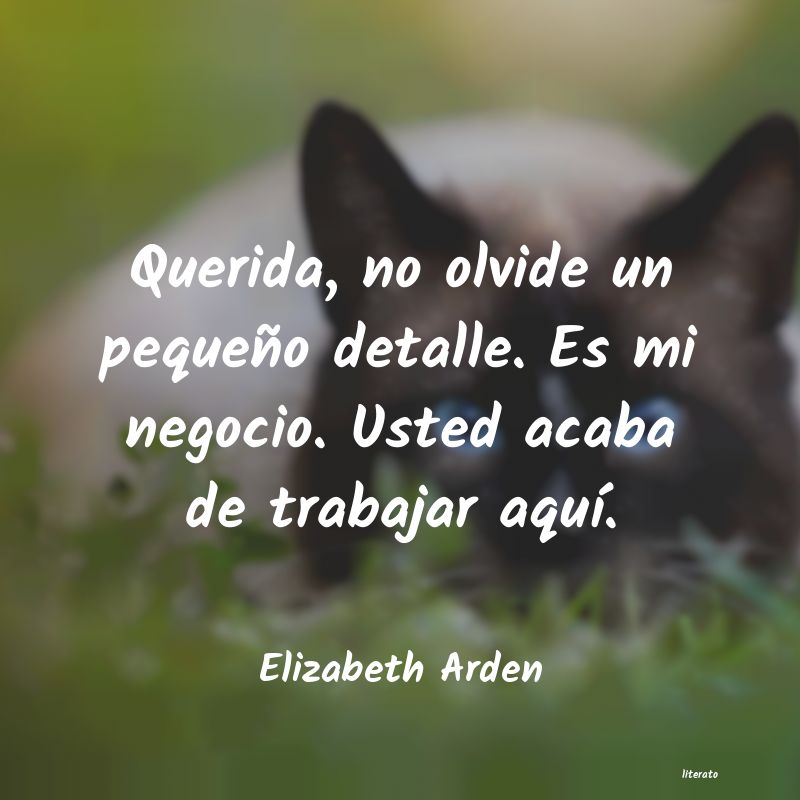 Frases de Elizabeth Arden