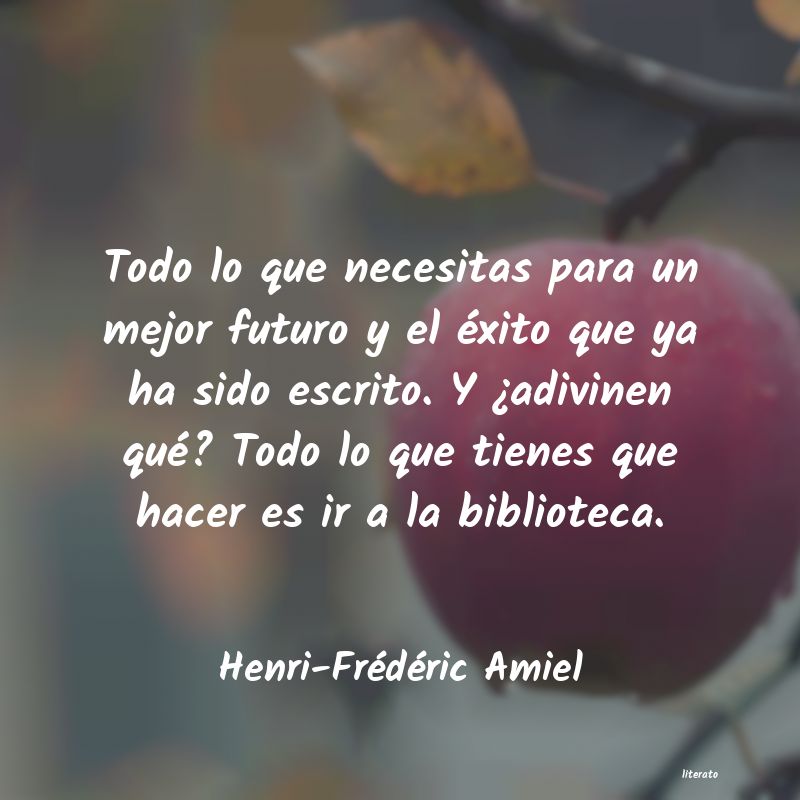 Frases de Henri-Frédéric Amiel