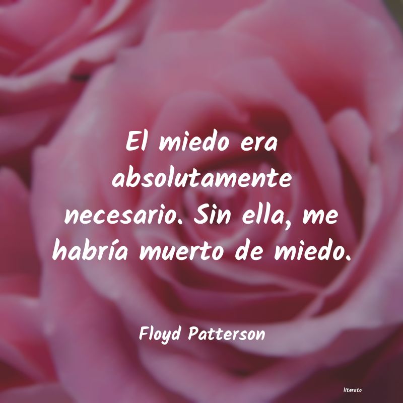 Frases de Floyd Patterson