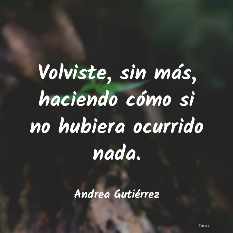 Frases de Andrea Gutiérrez