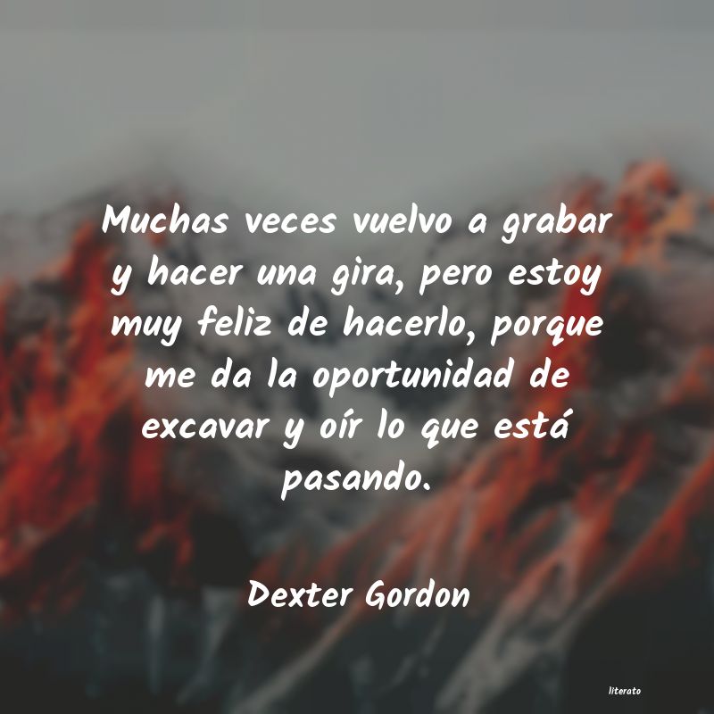 frases de Dexter Gordon