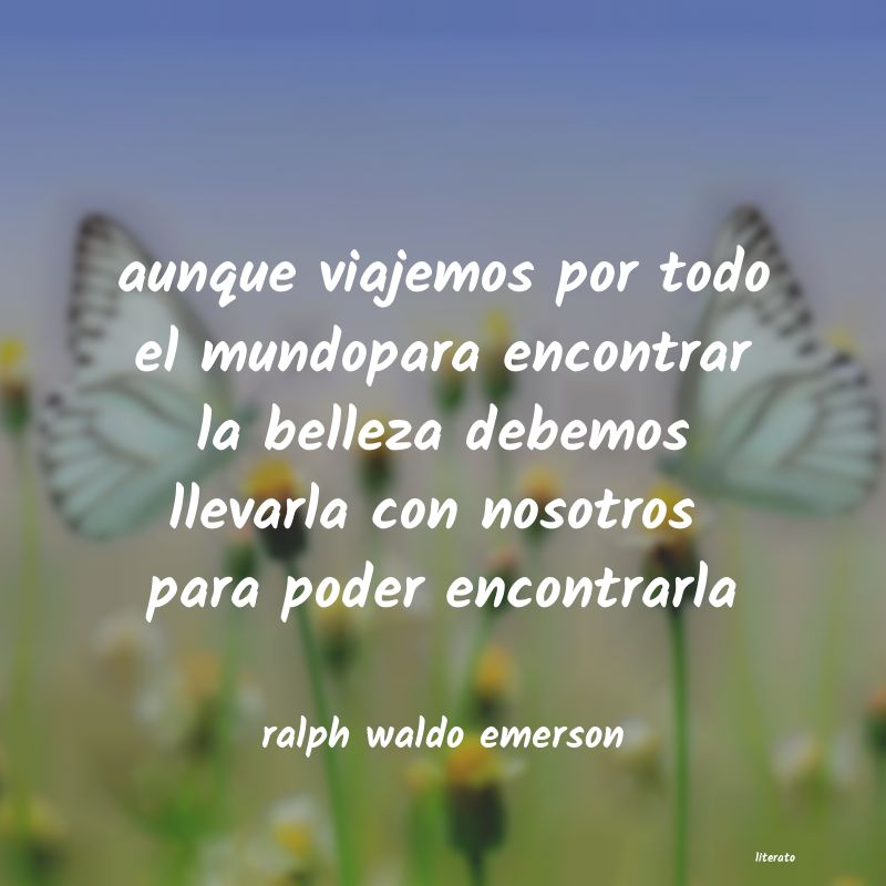 Frases de ralph waldo emerson