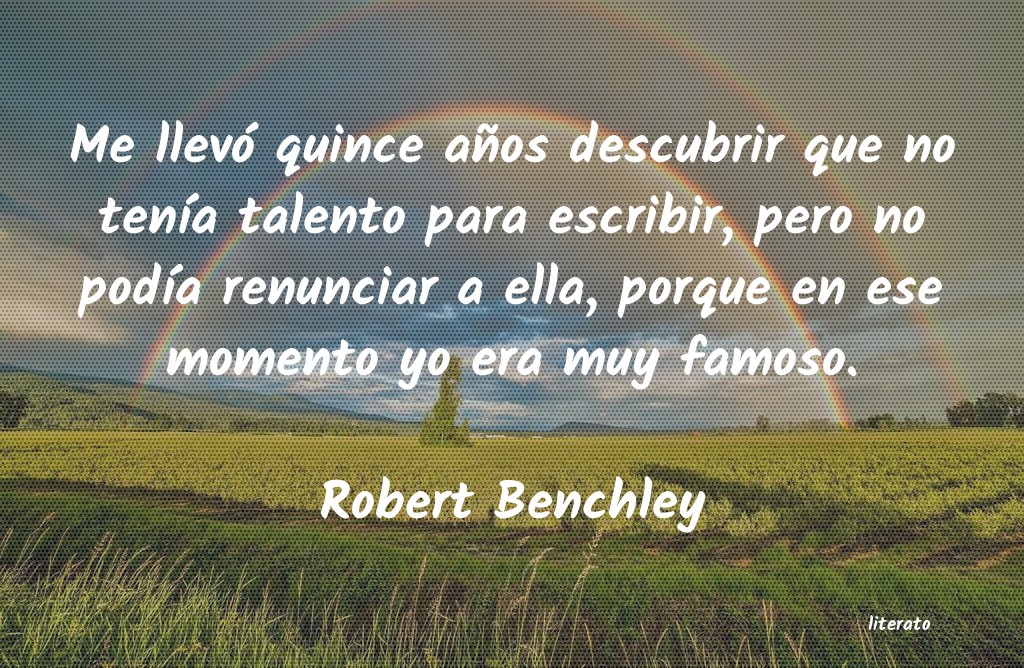 Frases de Robert Benchley