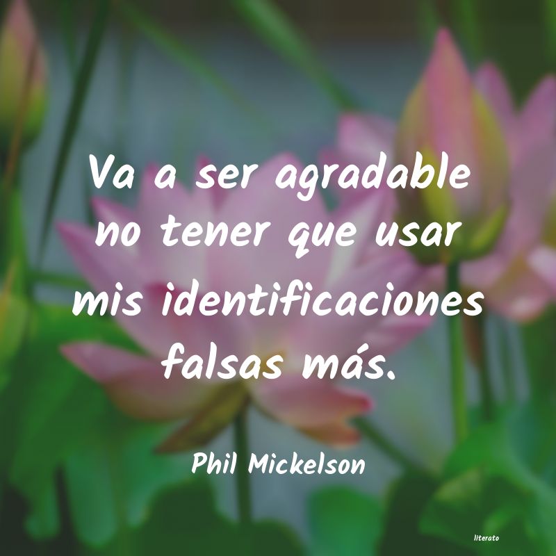 Frases de Phil Mickelson