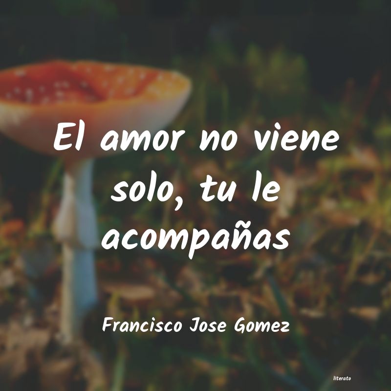 Frases de Francisco Jose Gomez