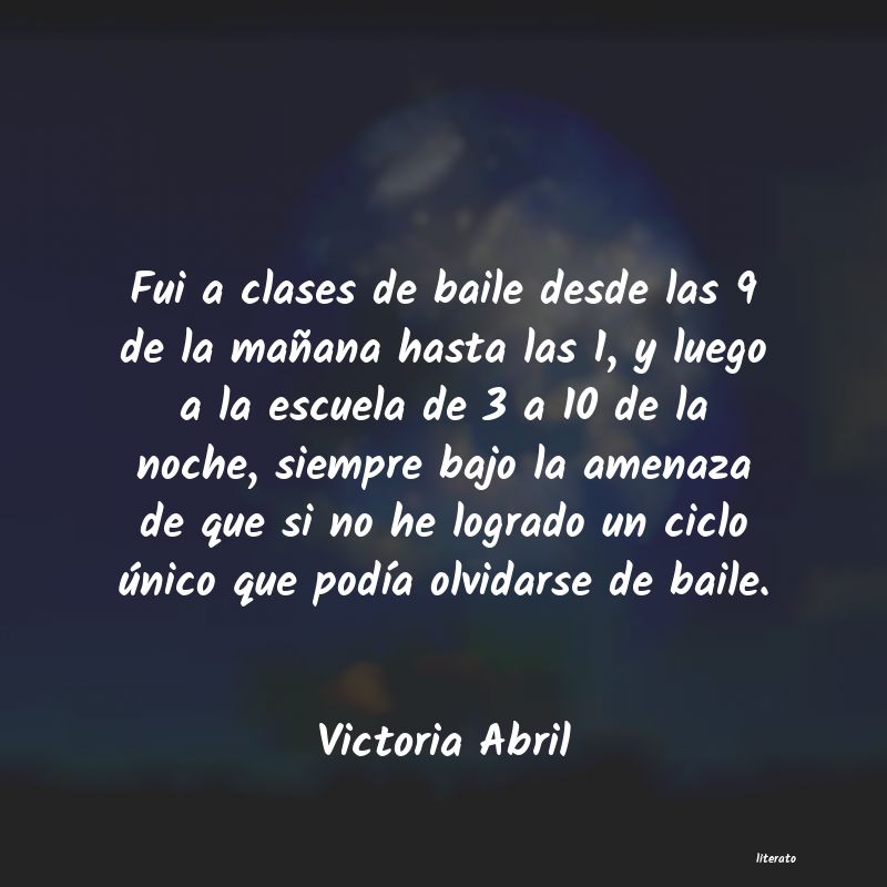 frases de Victoria Abril
