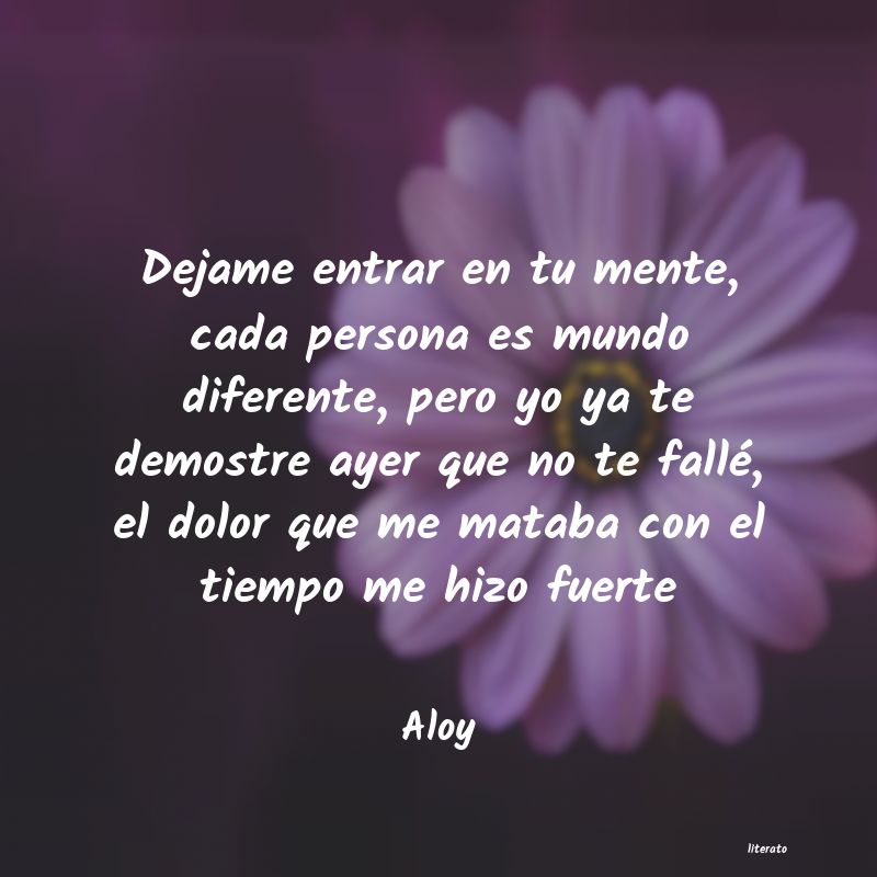 Frases de Aloy