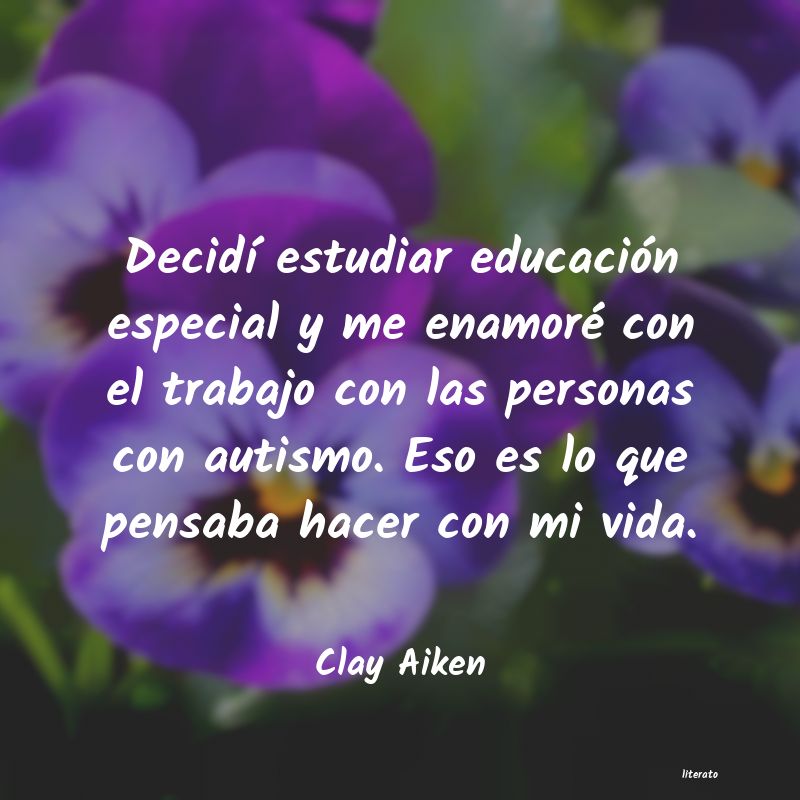 Frases de Clay Aiken