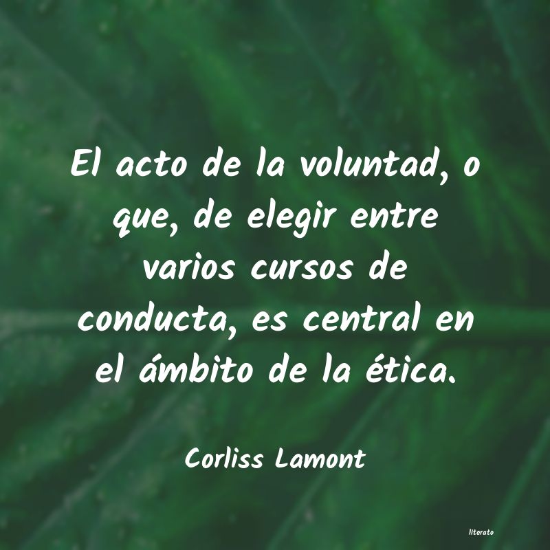 Frases de Corliss Lamont