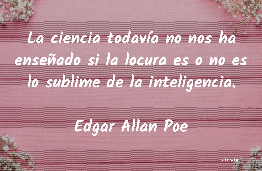 Frases de Edgar Allan Poe