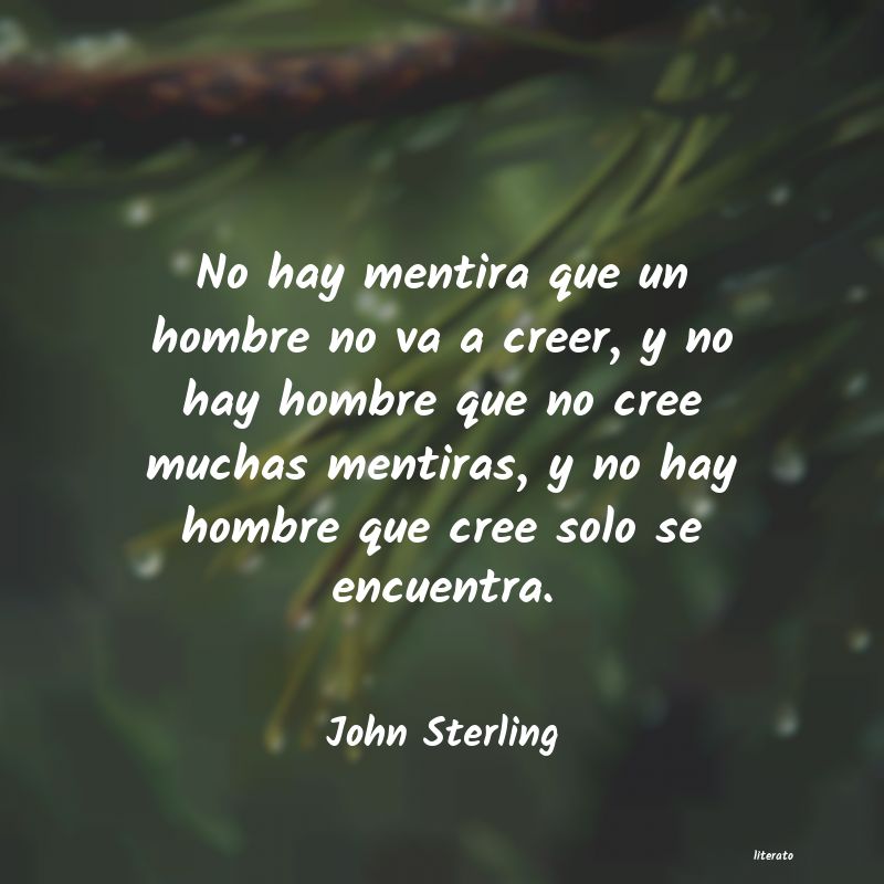 frases de John Sterling