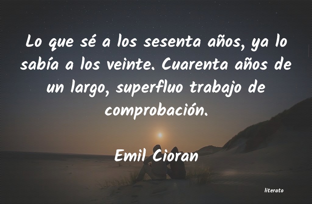 Frases de Emil Cioran