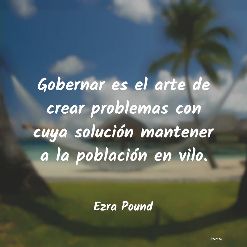 Frases de Ezra Pound