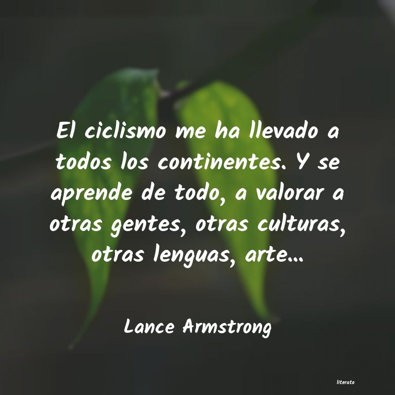 Frases de Lance Armstrong