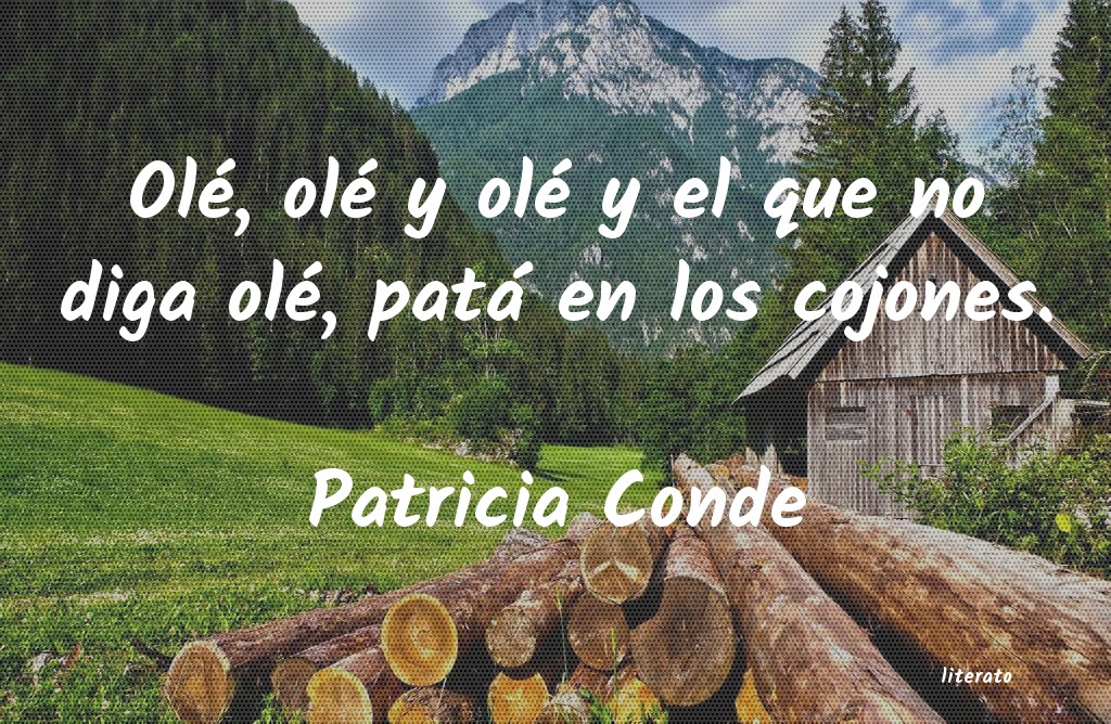 Frases de Patricia Conde