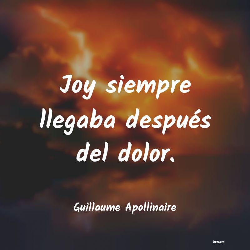 frases de Guillaume Apollinaire