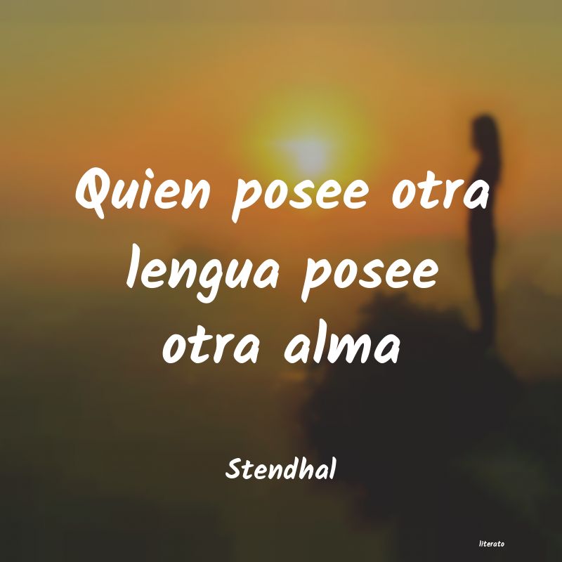 Frases de Stendhal