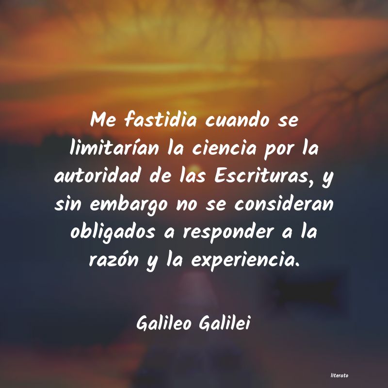 frases de Galileo Galilei